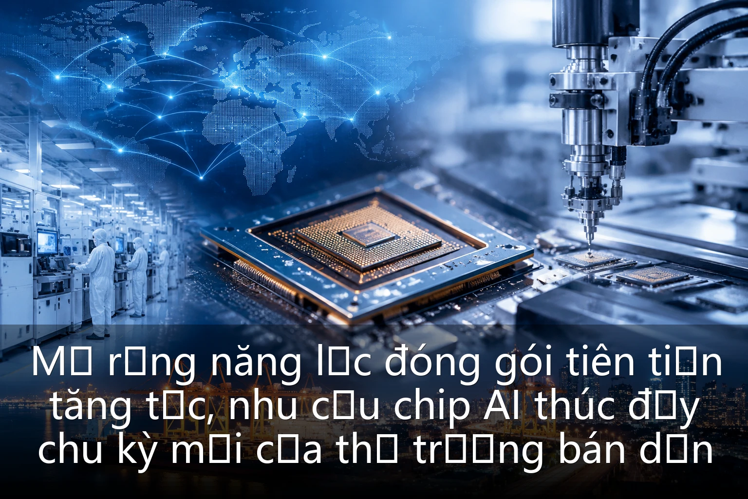 Mở rộng năng lực đóng gói tiên tiến tăng tốc, nhu cầu chip AI thúc đẩy chu kỳ mới của thị trường bán dẫn
