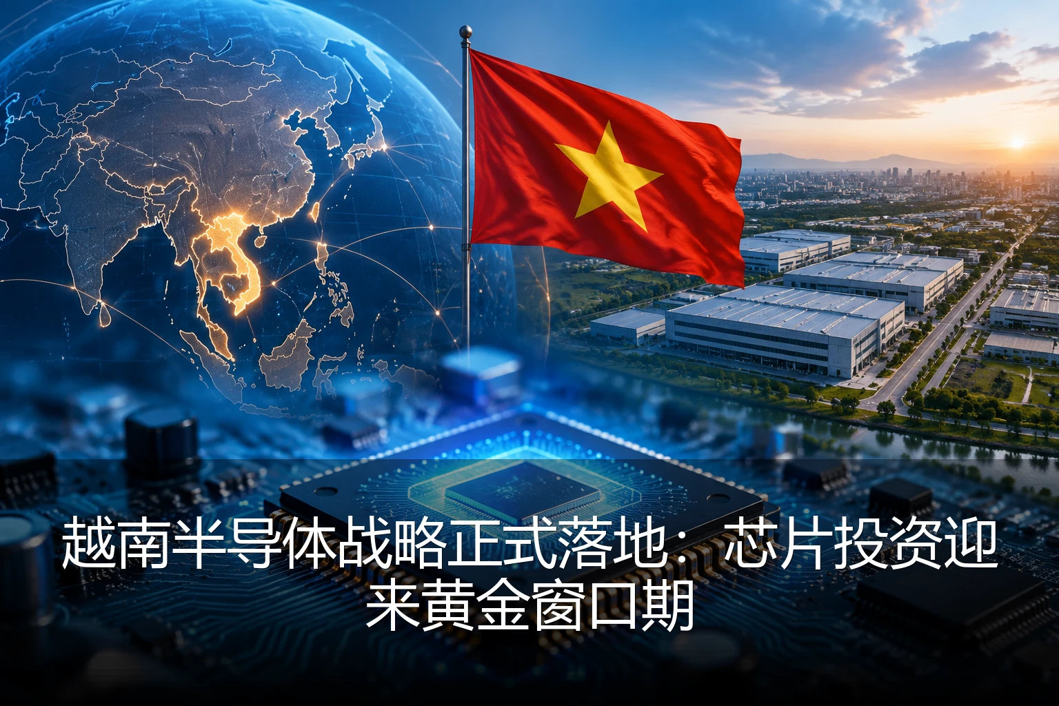 越南半导体战略正式落地：芯片投资迎来黄金窗口期