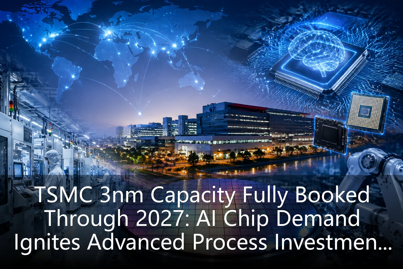 TSMC 3nm Capacity Fully Booked Through 2027: AI Chip Demand Ignites Advanced Process Investment Boom