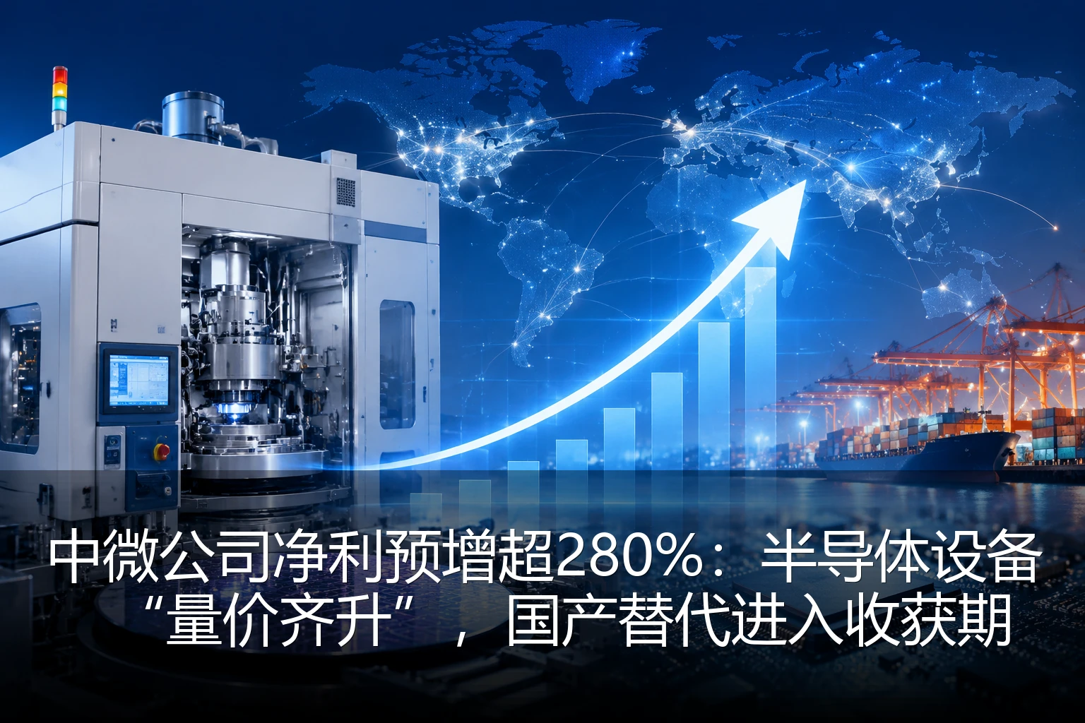 中微公司净利预增超280%：半导体设备“量价齐升”，国产替代进入收获期
