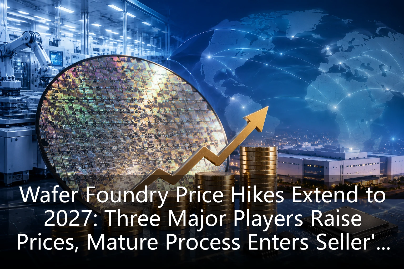 Wafer Foundry Price Hikes Extend to 2027: Three Major Players Raise Prices, Mature Process Enters Seller's Market
