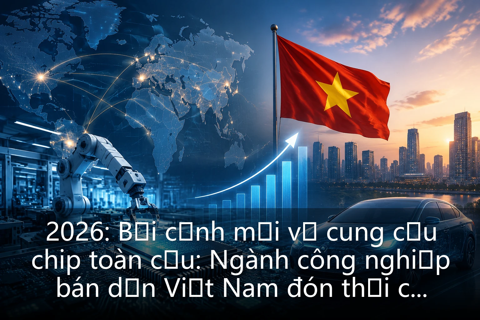 2026: Bối cảnh mới về cung cầu chip toàn cầu: Ngành công nghiệp bán dẫn Việt Nam đón thời cơ chiến lược