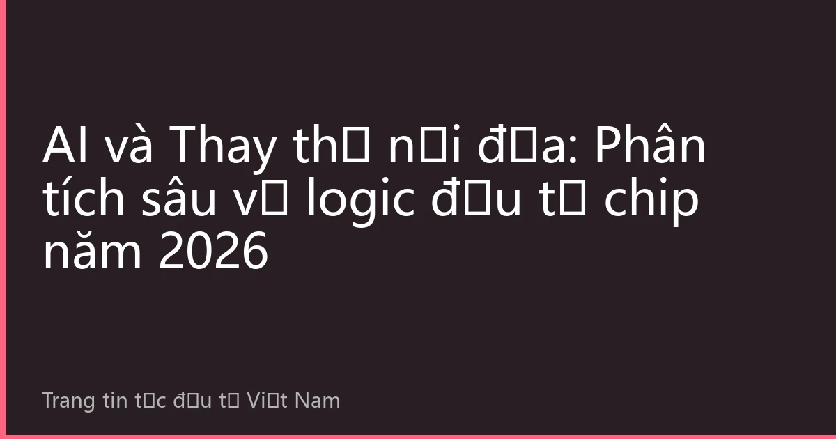 AI và Thay thế nội địa: Phân tích sâu về logic đầu tư chip năm 2026